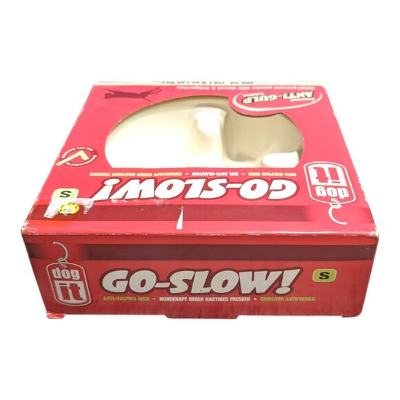 Dog It Go Slow Anti-Gulp Small Dog Bowl 1.2L/40.5oz - NEW - Picture 6 of 6